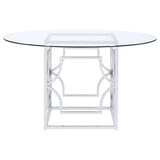 Starlight - Round Glass Top Dining Table