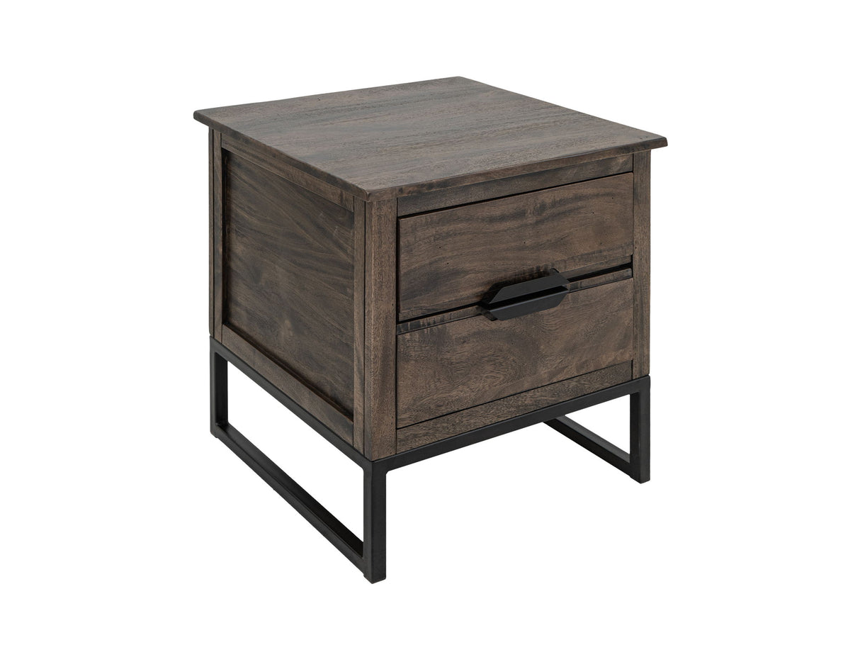 Dark Mita - End Table - Cedar Brown