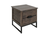Dark Mita - End Table - Cedar Brown