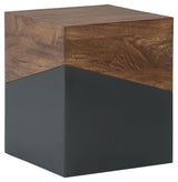 Trailbend - Brown / Gunmetal - Accent Table