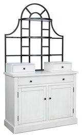Greddinton - White - Baker's Rack