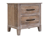 White Teak - Nightstand - Ivory White