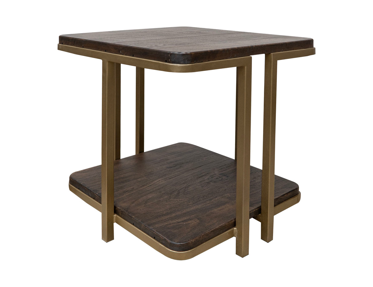 Onix - End Table - Mahogany Brown