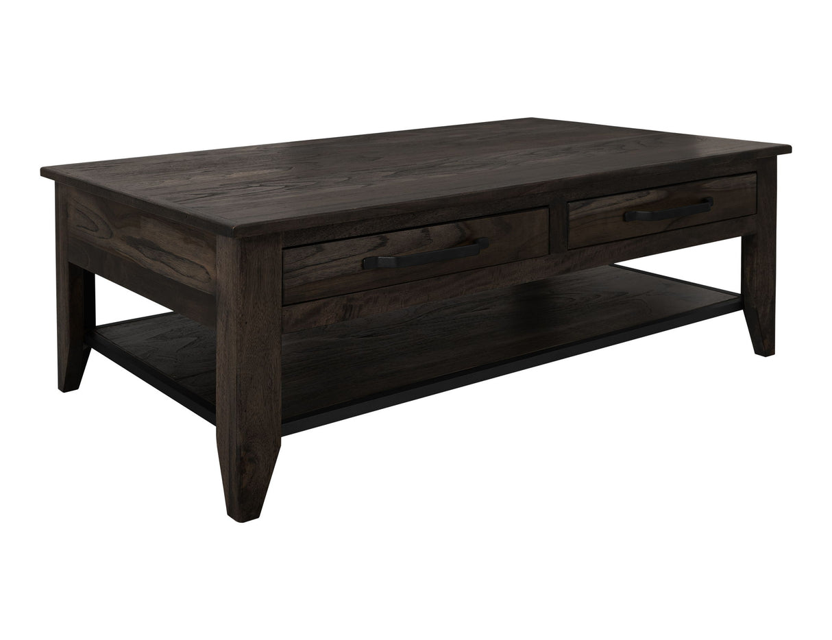 Dark Teak - Cocktail Table - Oil Black