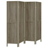 Deepika - 4-Panel Solid Design Folding Screen