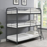 Garner - Triple Bunk Bed With Ladder