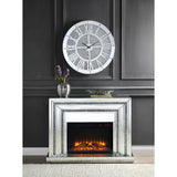 Noralie - Fireplace - Mirrored - Wood - 35"