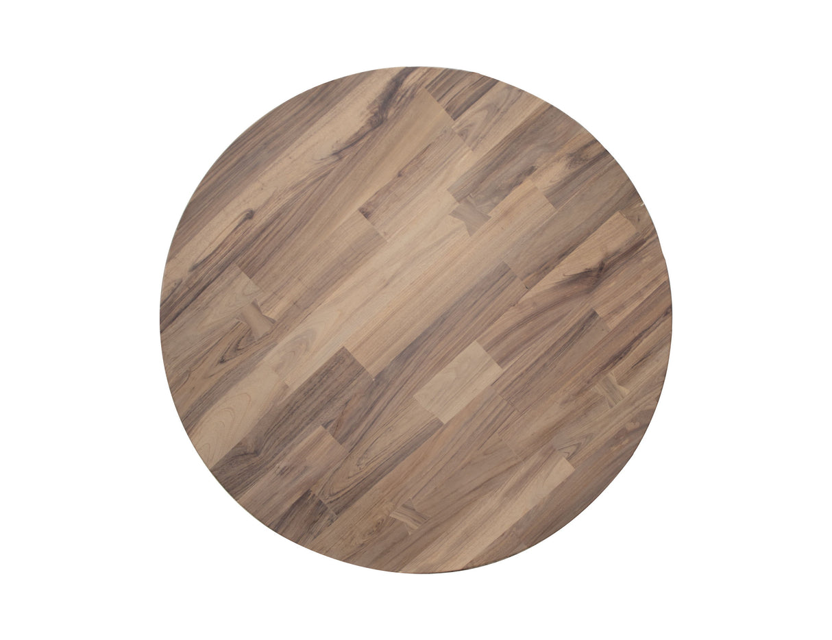 Natural Parota - Round Table - Light Brown