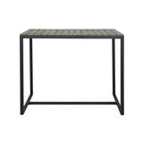 Ernesto - Outdoor Industrial Acacia Wood Bar Table