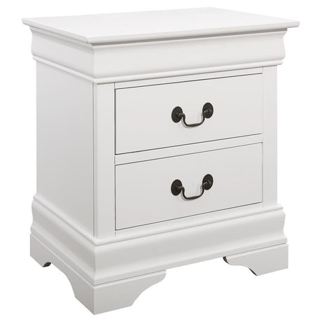 Louis Philippe - Two-drawer Nightstand