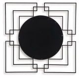Oceanal - Black / Gold Finish - Accent Mirror