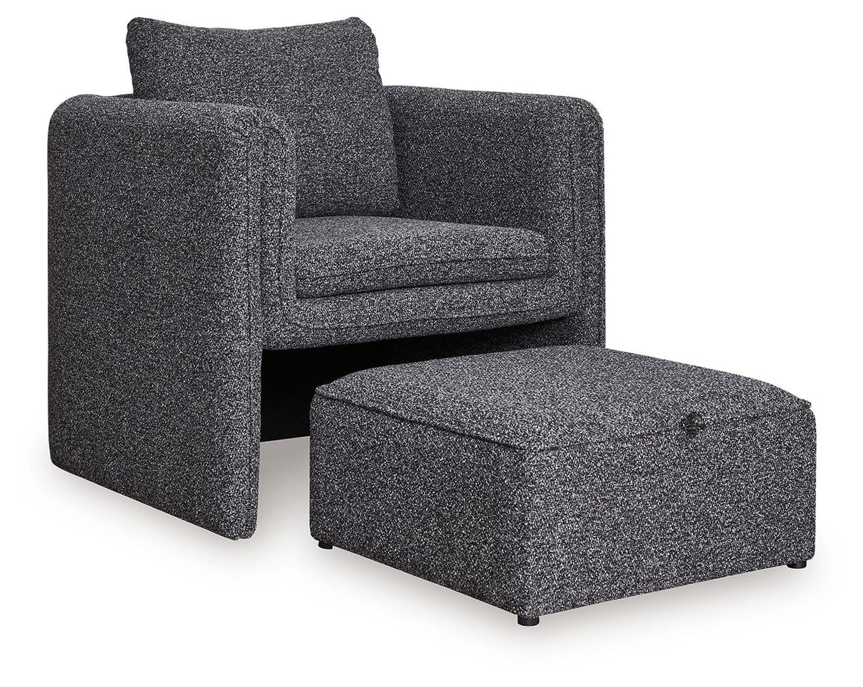 Vreni - Charcoal / Black - Accent Chair