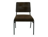 Black Balam - Upholstered Seat & Metal Base Chair (Set of 2) - Oil Black