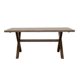 Alston - X-Shaped Dining Table - Knotty Nutmeg