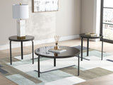 Dorylin - Black - Occasional Table Set (Set of 3)
