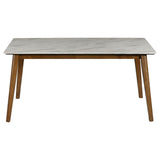 Everett - Faux Marble Top Dining Table