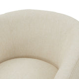 Miramar - Swivel Barrel Chair With Wooden Base