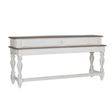 Magnolia Manor - Console Bar Table - White