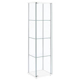 Bellatrix - Rectangular 4-shelf Curio Cabinet