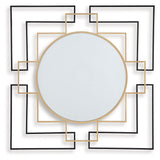 Oceanal - Black / Gold Finish - Accent Mirror