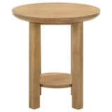 Ottowa - Round Wood Coffee Table Set