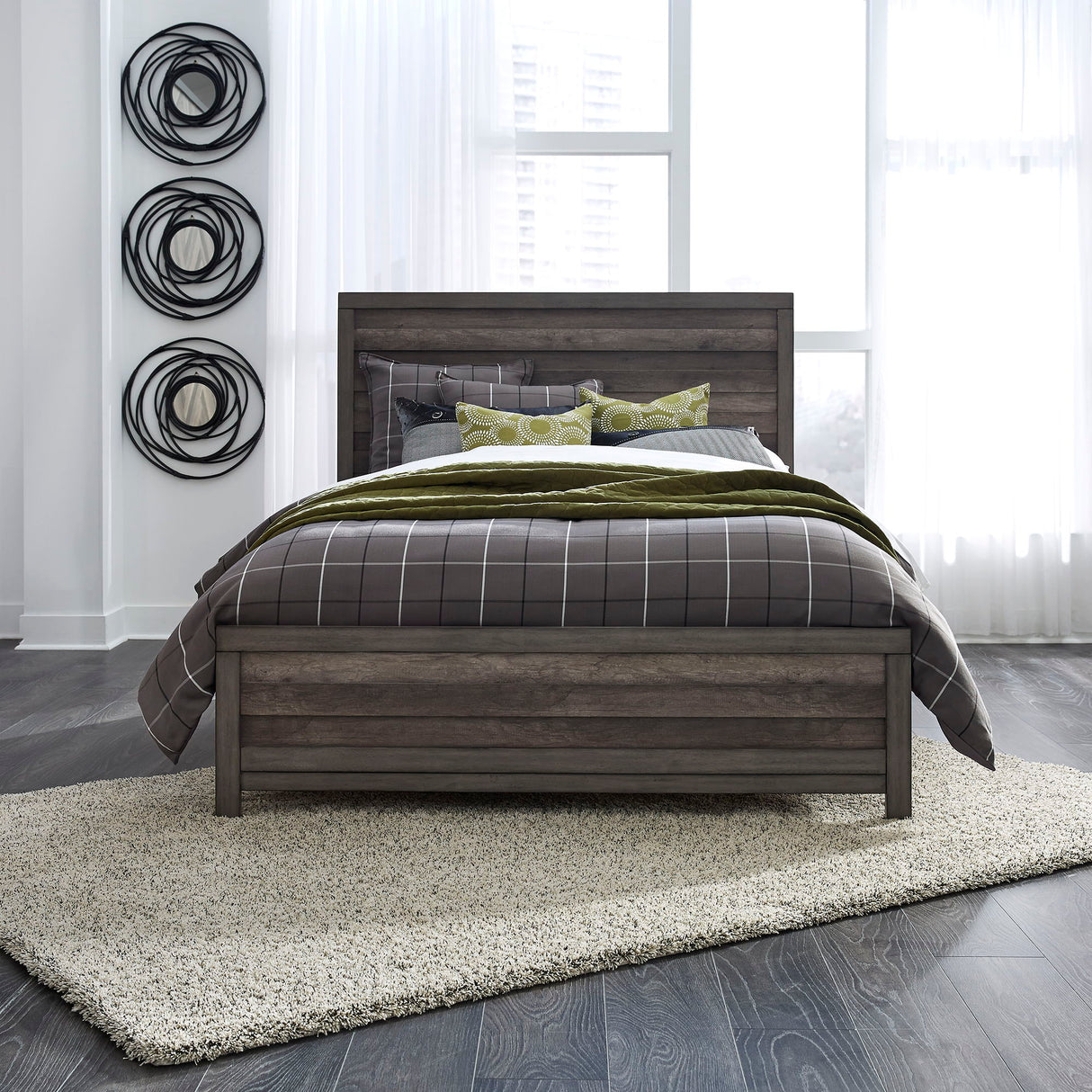 Tanners Creek - Panel Bed, Dresser & Mirror