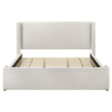 Alamosa - Boucle Upholstered Wingback Bed