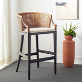 BRANDO BARSTOOL / BROWN / BLACK / WHITE CUSHION