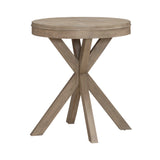 Brentwood - Round End Table - Sandstone