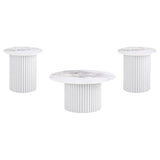 Rowena - Faux Marble Coffee Table Set