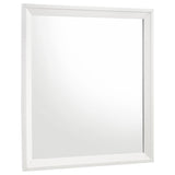 Janelle - Rectangular Dresser Mirror - White