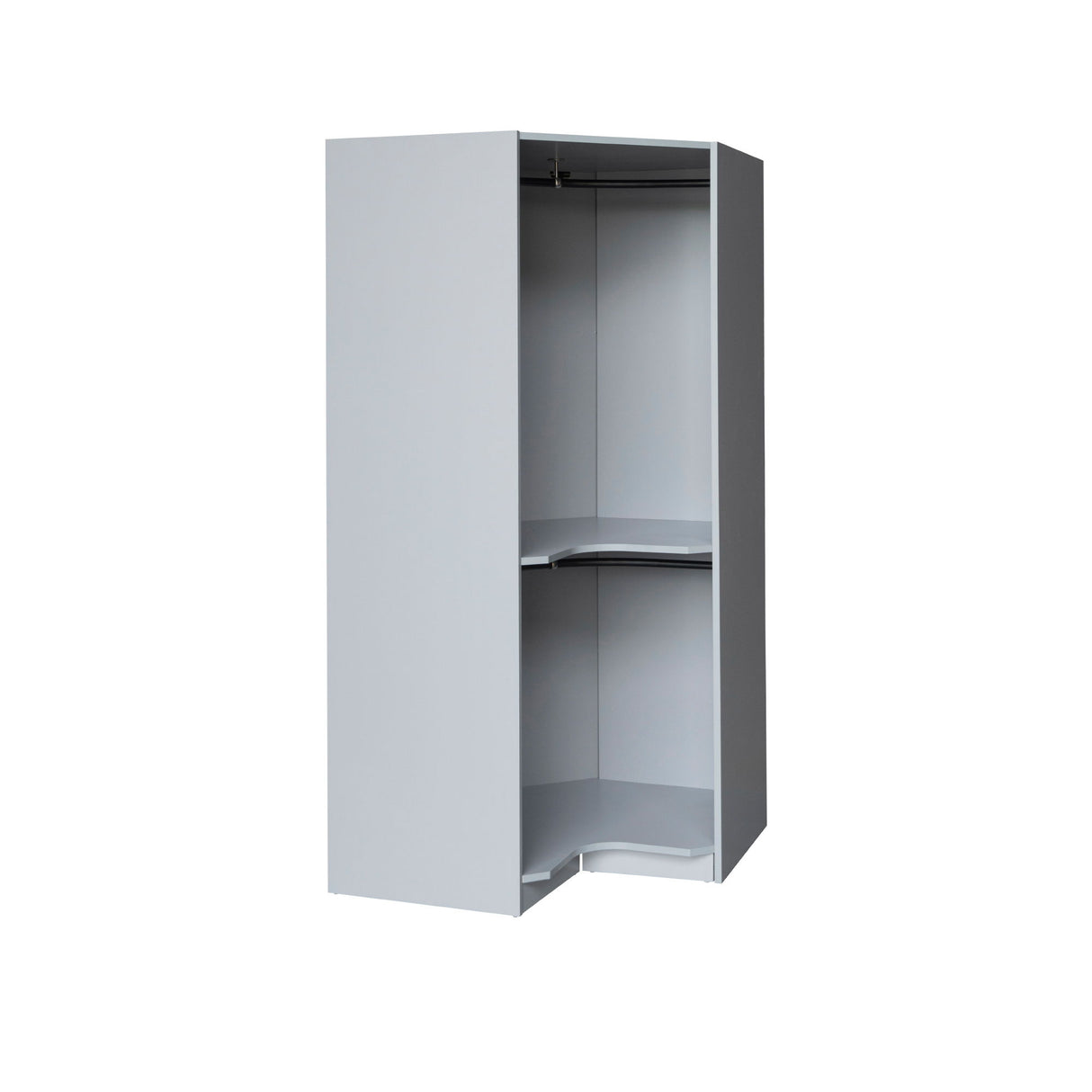 Polygon - Corner Wardrobe - Gray