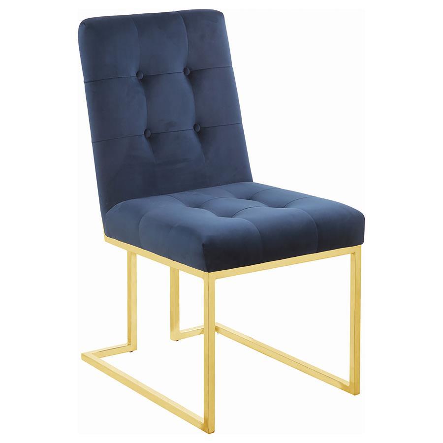 Cisco - Velvet Upholstered Dining Side Chair (Set of 2)