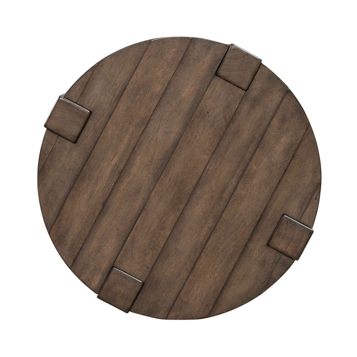 Broadmore - Round Chairside Table - Brown