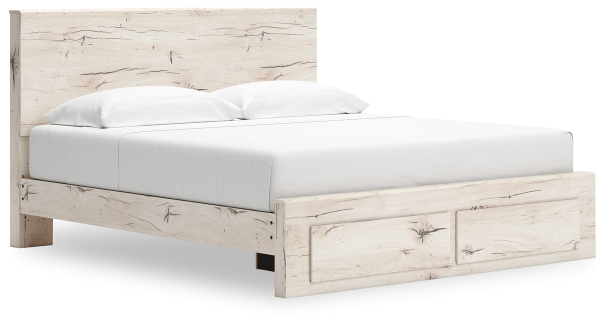 Lawroy - Panel Bed With Storage