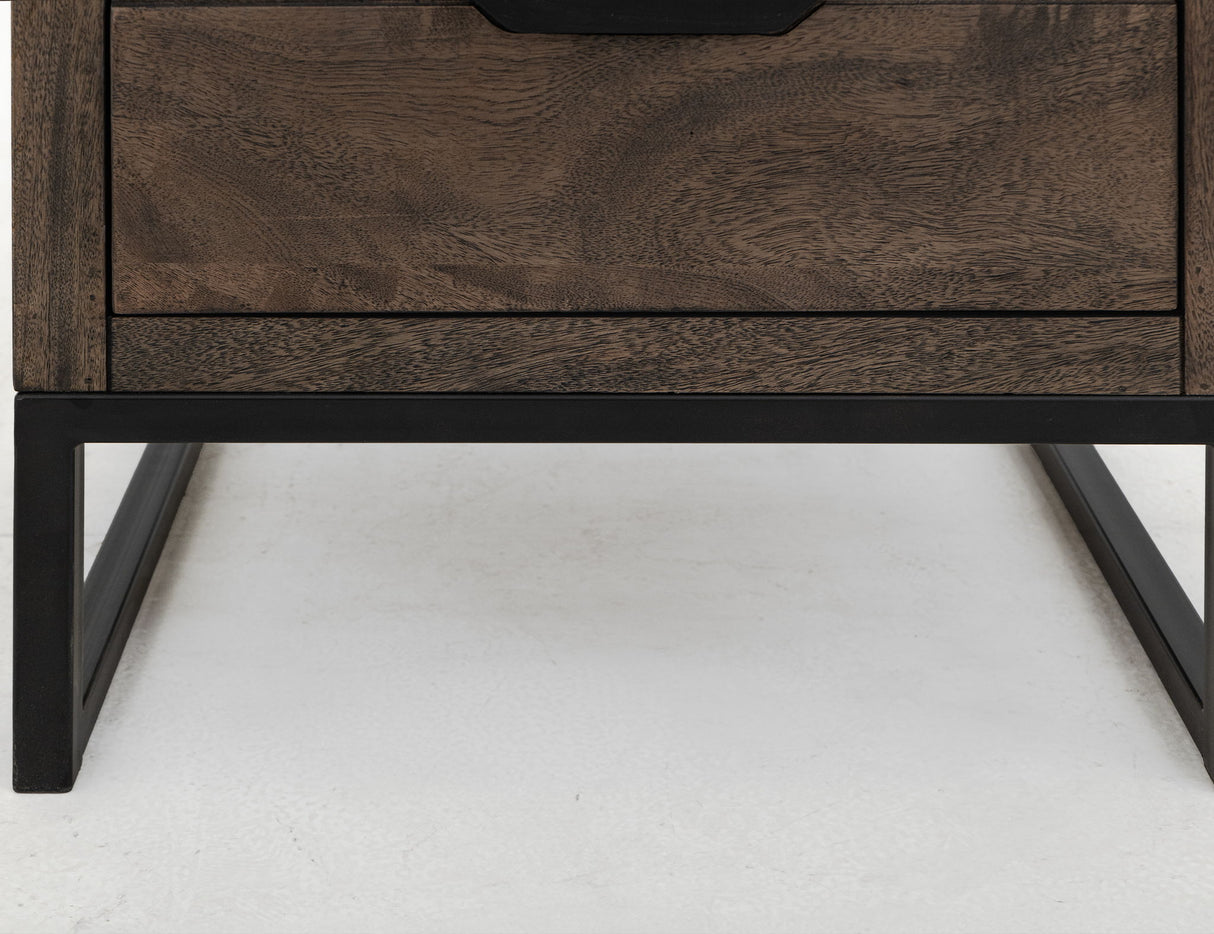 Dark Mita - End Table - Cedar Brown