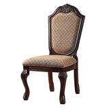 Chateau De Ville - Side Chair (Set of 2) - Fabric & Espresso Finish