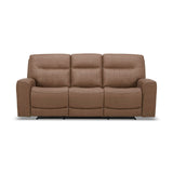 Bennett - Sofa P2 & ZG - Butternut - Butternut Leather