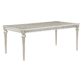 Evangeline - Rectangular Dining Table With Extension Leaf - Silver Oak