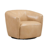 Donovan - Upholstered Swivel Accent Chair - Tan