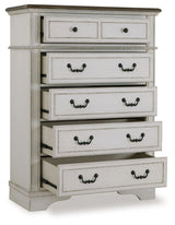 Moraway - Two-tone - Five Drawer Chest