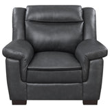 Arabella - Upholstered Padded Arm Accent Chair - Gray