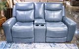 Next Move - Power Reclining Loveseat With Console / Adjustable Headrest