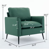 Nordic Retro Light Luxury Upholstered Sofa Chair