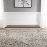 Magnolia Manor - Dining Bench - White