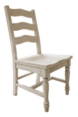 Rock Valley - Chair With Wood Seat (Set of 2) - Off White