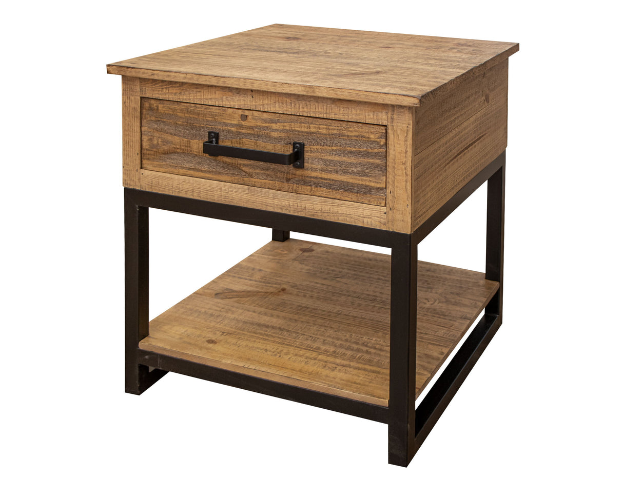 Olivo - End Table - Natural Brown