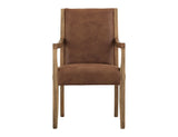 Verona - Upholstered Dining Armchair - Brown