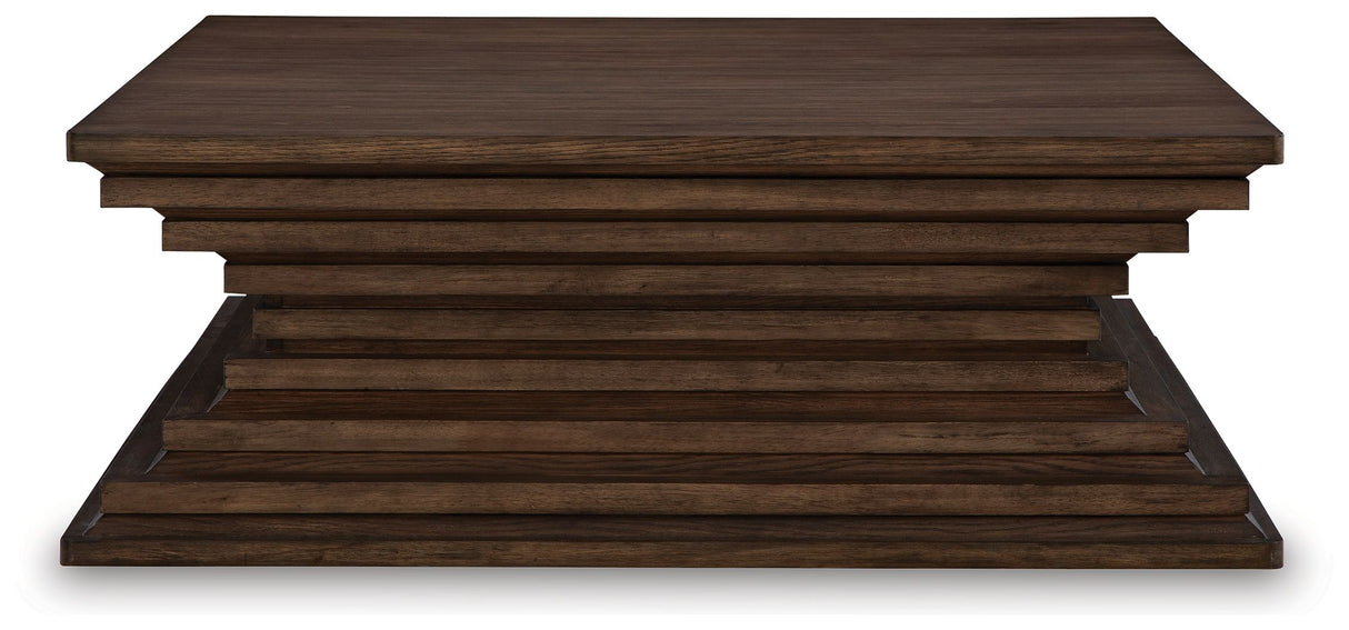 Hannodream - Warm Brown - Square Cocktail Table