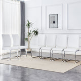 Luxury Simple Arch Chair, High Resilience With Metal Legs